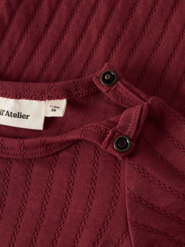 Lil ' Atelier Lil ' Atelier | NBFRIVER LS SLIM BODY LIL | Biking Red