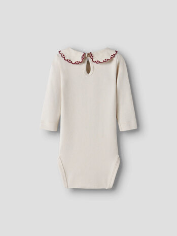 Lil ' Atelier Lil ' Atelier | NBFFUNDO LIA LS SLIM BODY LIL | Turtledove BIKING RED