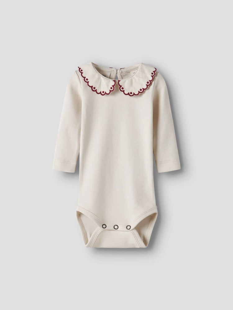 Lil ' Atelier Lil ' Atelier | NBFFUNDO LIA LS SLIM BODY LIL | Turtledove BIKING RED
