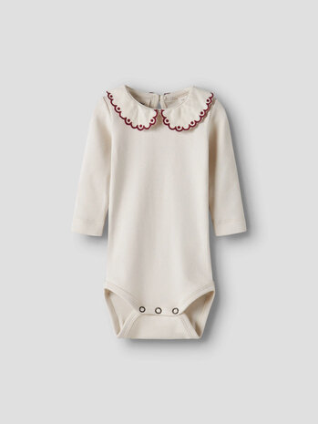 Lil ' Atelier Lil ' Atelier | NBFFUNDO LIA LS SLIM BODY LIL | Turtledove BIKING RED