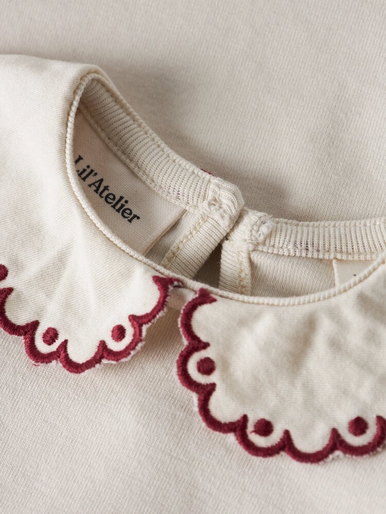 Lil ' Atelier Lil ' Atelier | NBFFUNDO LIA LS SLIM BODY LIL | Turtledove BIKING RED