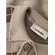 Lil ' Atelier Lil ' Atelier | NBMRONAN LS KNIT POLO CARD LIL | White Pepper
