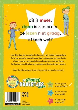 Boeken Boek | Leren lezen met de Stoute broertjes | Ik lees niet