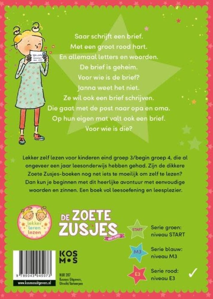 Boeken Boek | Leren lezen met de Zoete zusjes| Een brief in de bus