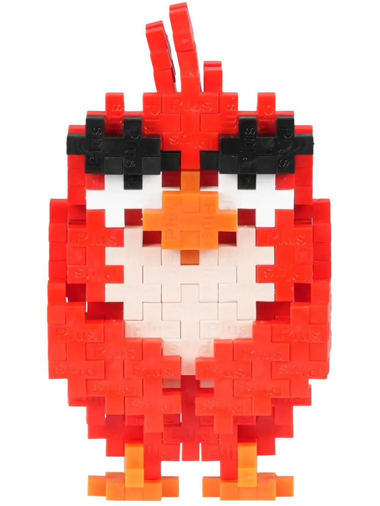 Plus Plus Plus - Plus | Tube Angry Birds | Red 100 stuks