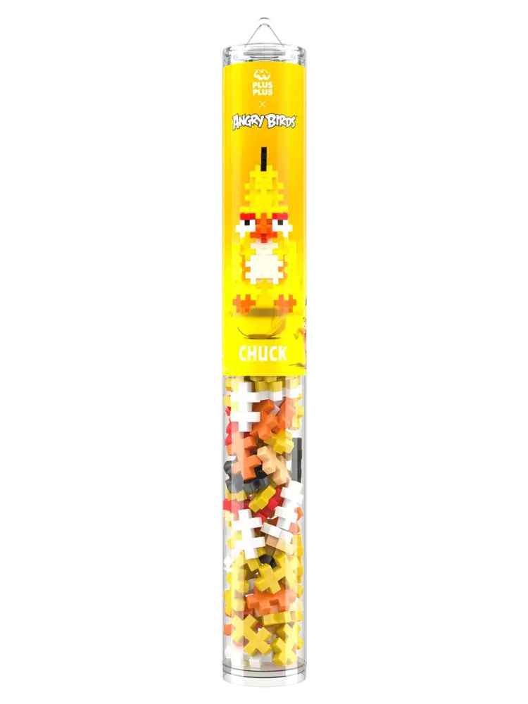 Plus Plus Plus - Plus | Tube Angry Birds | Chuck 100 stuks Plus Plus Plus - Plus | Tube Angry Birds | Chuck 100 stuks