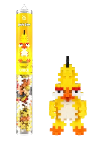 Plus Plus Plus - Plus | Tube Angry Birds | Chuck 100 stuks Plus Plus Plus - Plus | Tube Angry Birds | Chuck 100 stuks