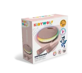 Kidywolf Kidywolf | Kidykaraoke | Draagbare karaoke luidspreker | Roze