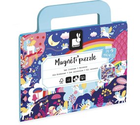 Janod Janod | Magnetipuzzel | Eenhoorns 24 st