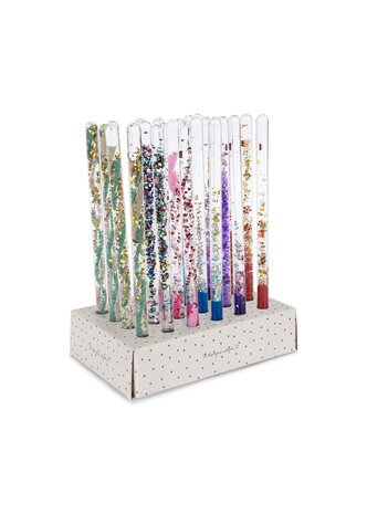 Konges Sløjd Konges Sløjd | Magical Glitter Wand Display 24 Pcs | Multi