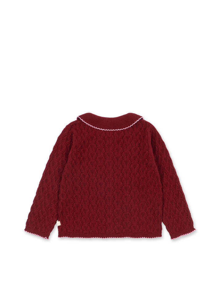 Konges Sløjd Konges Sløjd | Rosier Cardigan | Pomegranate