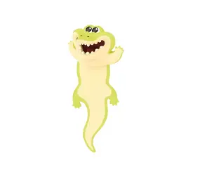 Billy Brown | Auch! bookmark wild animals | Snaggy Croc