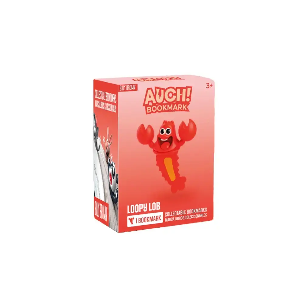 Billy Brown | Auch! bookmark wild animals | Loopy lob