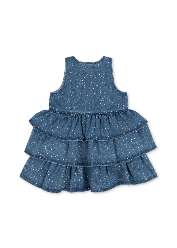 Konges Sløjd Konges Sløjd | Elba Sparkle Dress GOTS | Denim Sparkle 3Y
