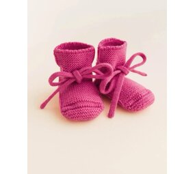 Hvid Hvid | Booties 9-15M | Fuchsia
