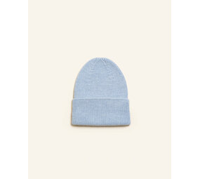 Hvid Hvid | Beanie Fonzie Newborn | Sky