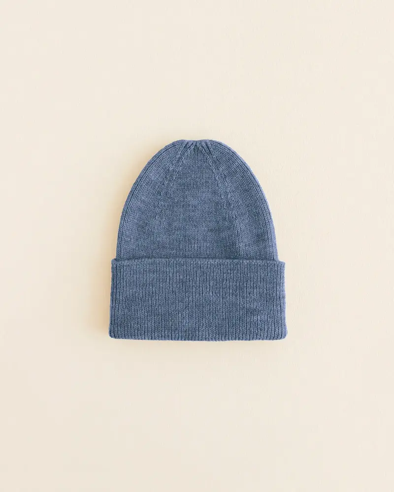 Hvid Hvid | Beanie Fonzie Newborn | Denim