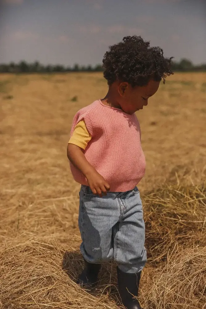 Hvid Hvid | Vest Harvey Kids | Bubblegum
