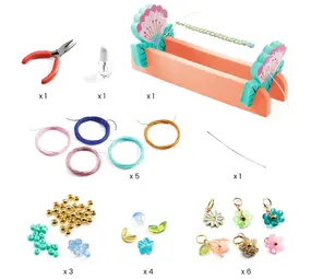 Djeco Djeco | Sieradenset die | Blue macrame bracelets