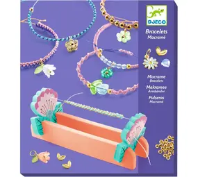 Djeco Djeco | Sieradenset die | Blue macrame bracelets Djeco Djeco | Sieradenset die | Blue macrame bracelets