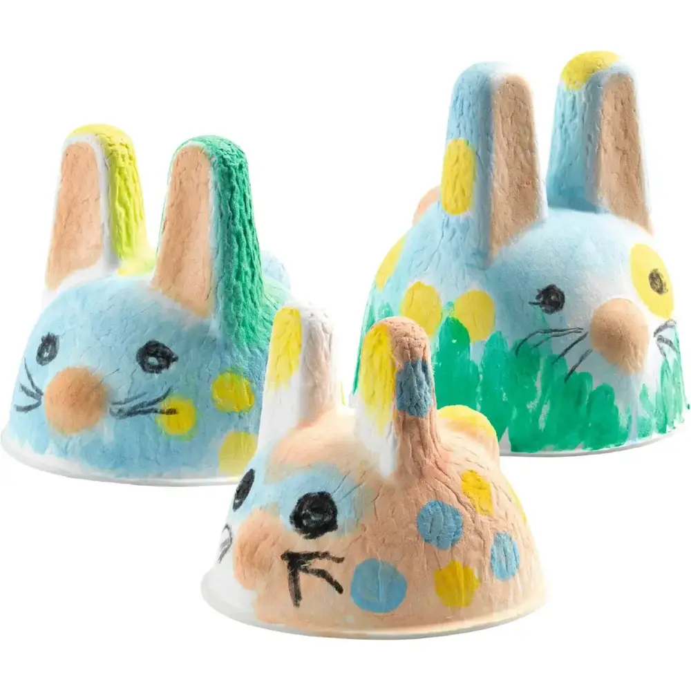 Djeco Djeco | Vingerverfset bunny trio