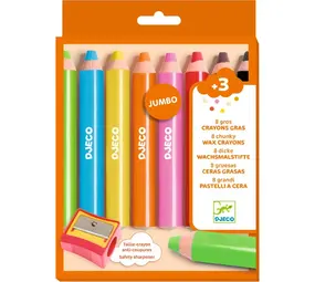 Djeco Djeco | Waskrijtjes chunky 8 st