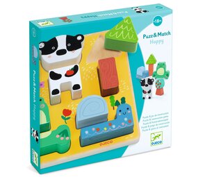 Djeco Djeco | Puzz & Match | Happy Djeco Djeco | Puzz & Match | Happy