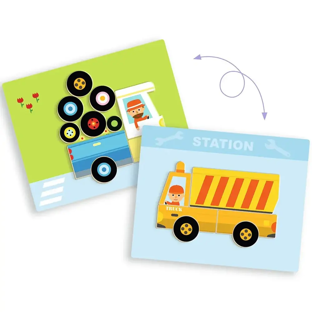 Djeco Djeco | Magneetset Inzebox | Vehicles