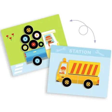 Djeco Djeco | Magneetset Inzebox | Vehicles