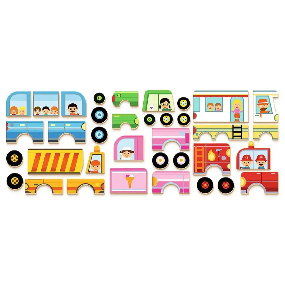 Djeco Djeco | Magneetset Inzebox | Vehicles