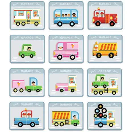 Djeco Djeco | Magneetset Inzebox | Vehicles