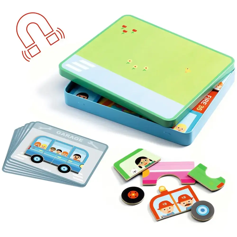 Djeco Djeco | Magneetset Inzebox | Vehicles