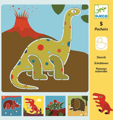 Djeco Djeco | Sjablonen | Dinosaurussen