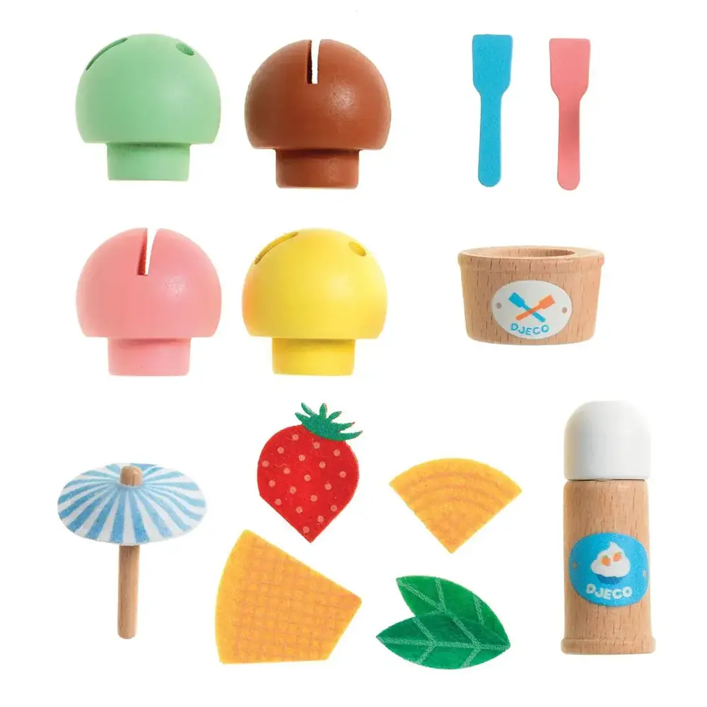 Djeco Djeco | IJsset ice cream | 15 delig