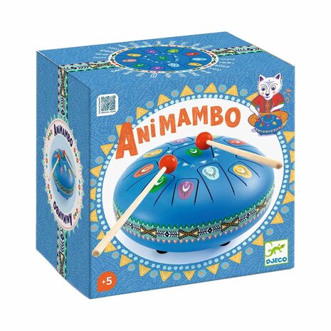 Djeco Djeco | Tongtrommel Animambo | Kobaltblauw