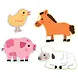 Djeco Djeco | Primo puzzel 4 boerderijdieren