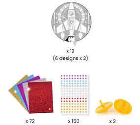 Djeco Djeco | Knutselset DIY | Tollen maken | Hypno Cosmos