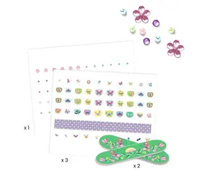 Djeco Djeco | Nagelstickers | Springtime butterflies