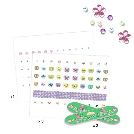 Djeco Djeco | Nagelstickers | Springtime butterflies