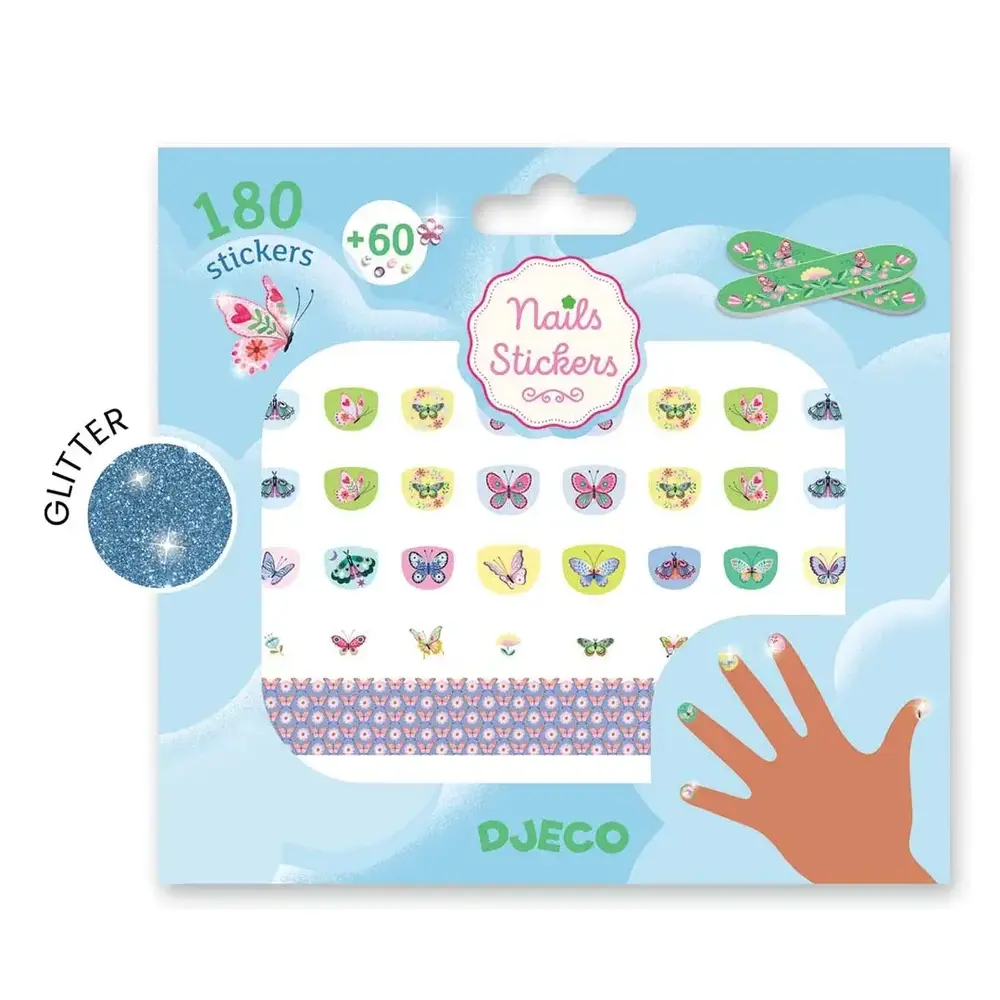 Djeco Djeco | Nagelstickers | Springtime butterflies