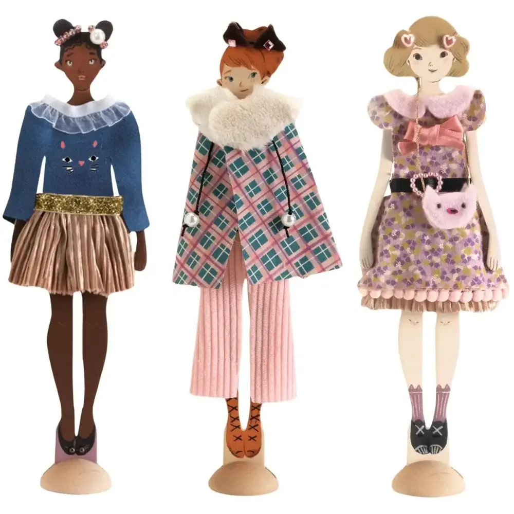 Djeco Djeco | Aankleedpoppen | Fashion by Lucille