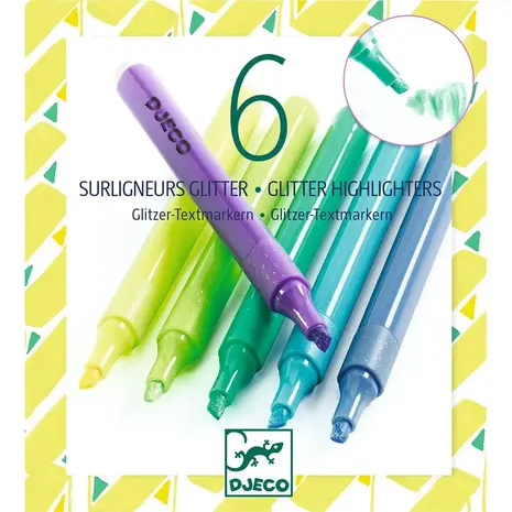 Djeco Djeco | Markeerstiften glitter | Mojito
