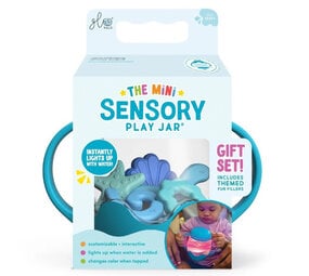 Glo pals Glo Pals | Mini jar set with 5 soft shapes | Blue