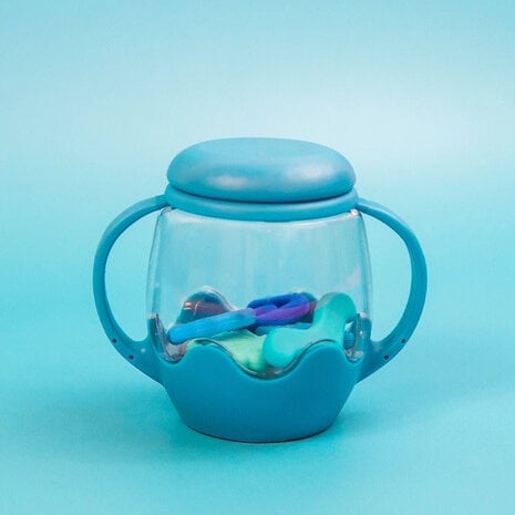 Glo pals Glo Pals | Mini jar set with 5 soft shapes | Blue