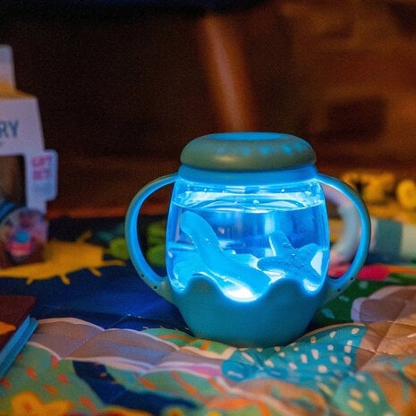 Glo pals Glo Pals | Mini jar set with 5 soft shapes | Blue