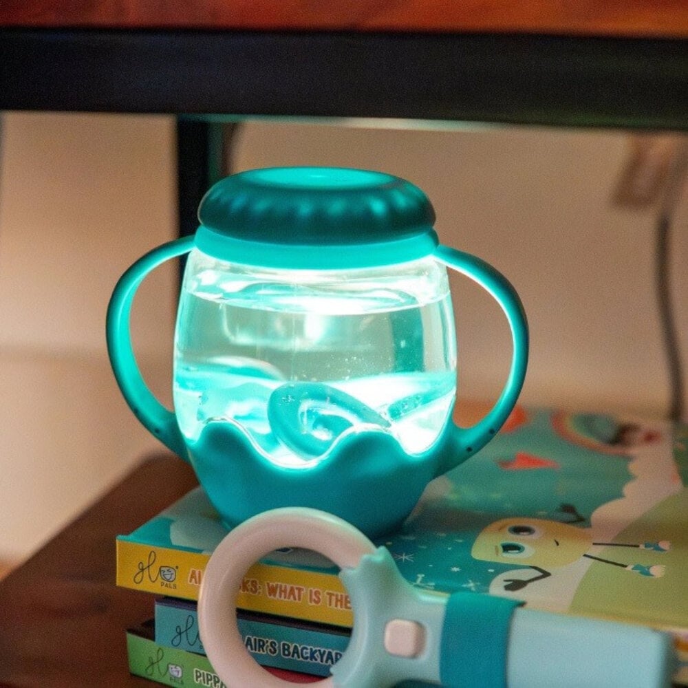 Glo pals Glo Pals | Mini jar set with 5 soft shapes | Blue