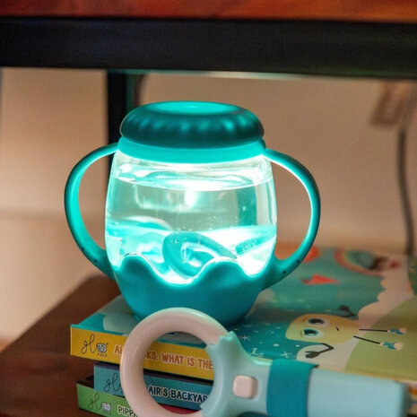 Glo pals Glo Pals | Mini jar set with 5 soft shapes | Blue