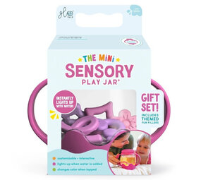Glo pals Glo Pals | Mini jar set with 5 soft shapes | Pink