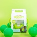 Glo pals Glo Pals | Mini jar set with 5 soft shapes | Green