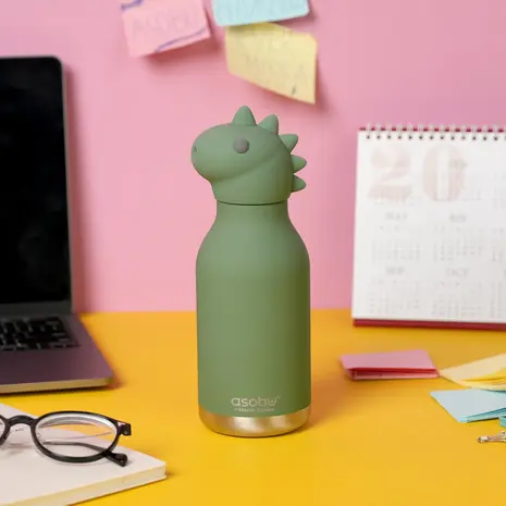 Asobu Asobu | Stainless Steel Water Bottle | Dinosaur